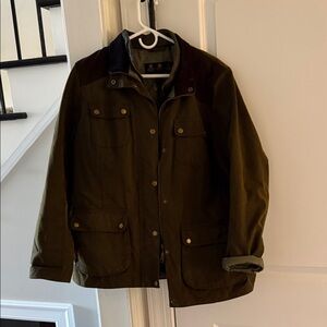 Barbour Dark Olive Bomber Jacket